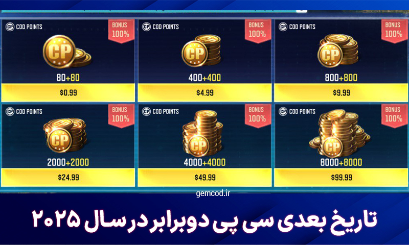 تاریخ بعدی سی پی دوبرابر در سال 2025